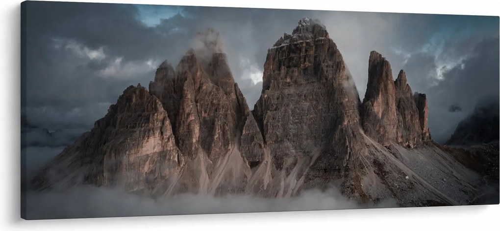 Tablou - Trei Dinți, Dolomiți Italieni (120x50 cm)