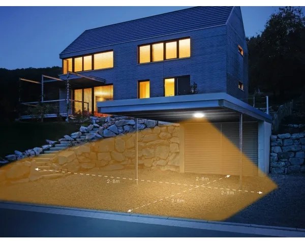Steinel 035440 - LED Lampă exterior cu senzor QUATTRO LED/10W/230V IP54