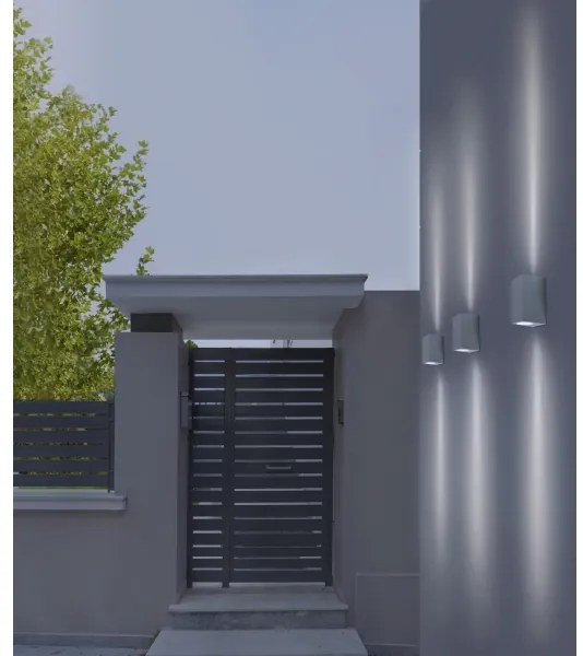Aplică de exterior RIMINI 1xGU10/35W/230V IP54 pătrată Azzardo AZ4267