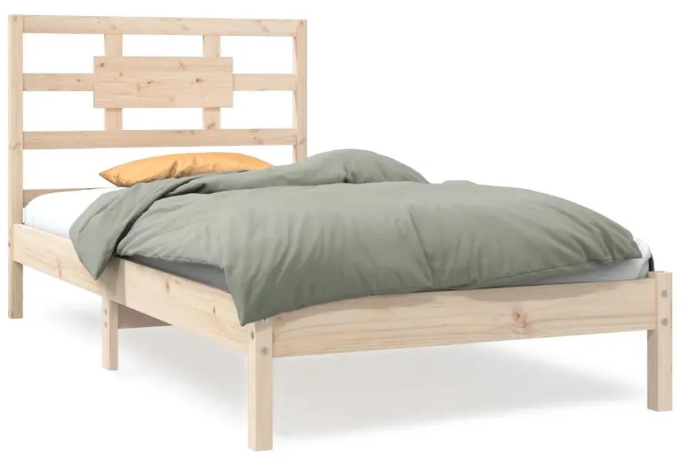 3105655 vidaXL Cadru de pat, 100x200 cm, lemn masiv