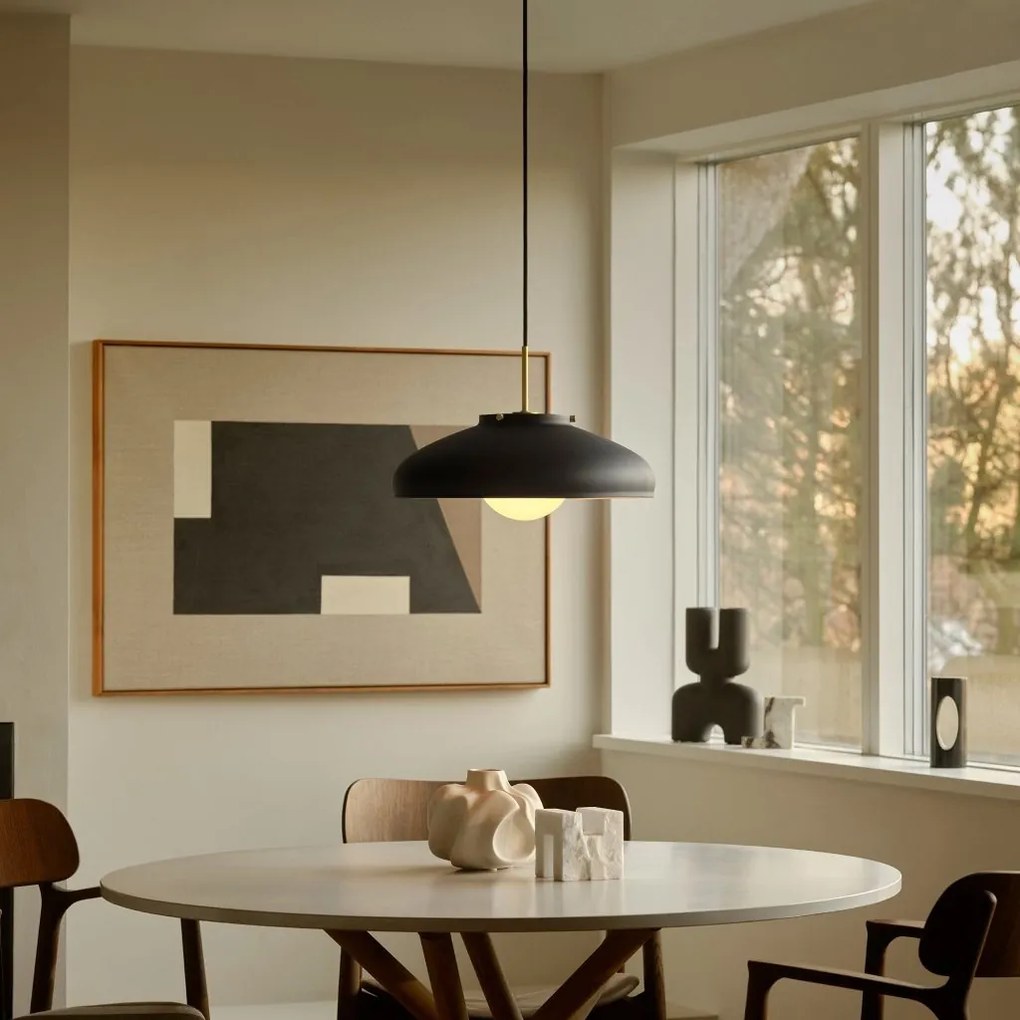 Lustra, Pendul Design Modern Minimalist, Metal, Latif negru