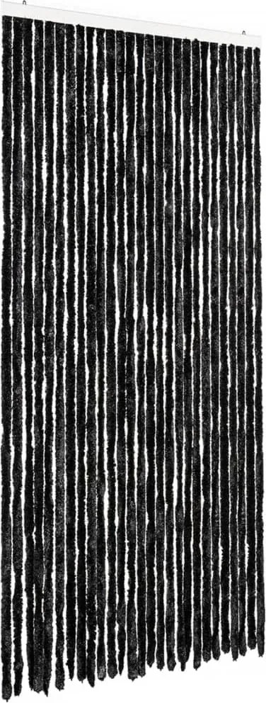 vidaXL Perdea pentru insecte, antracit, 118 x 220 cm, Chenille