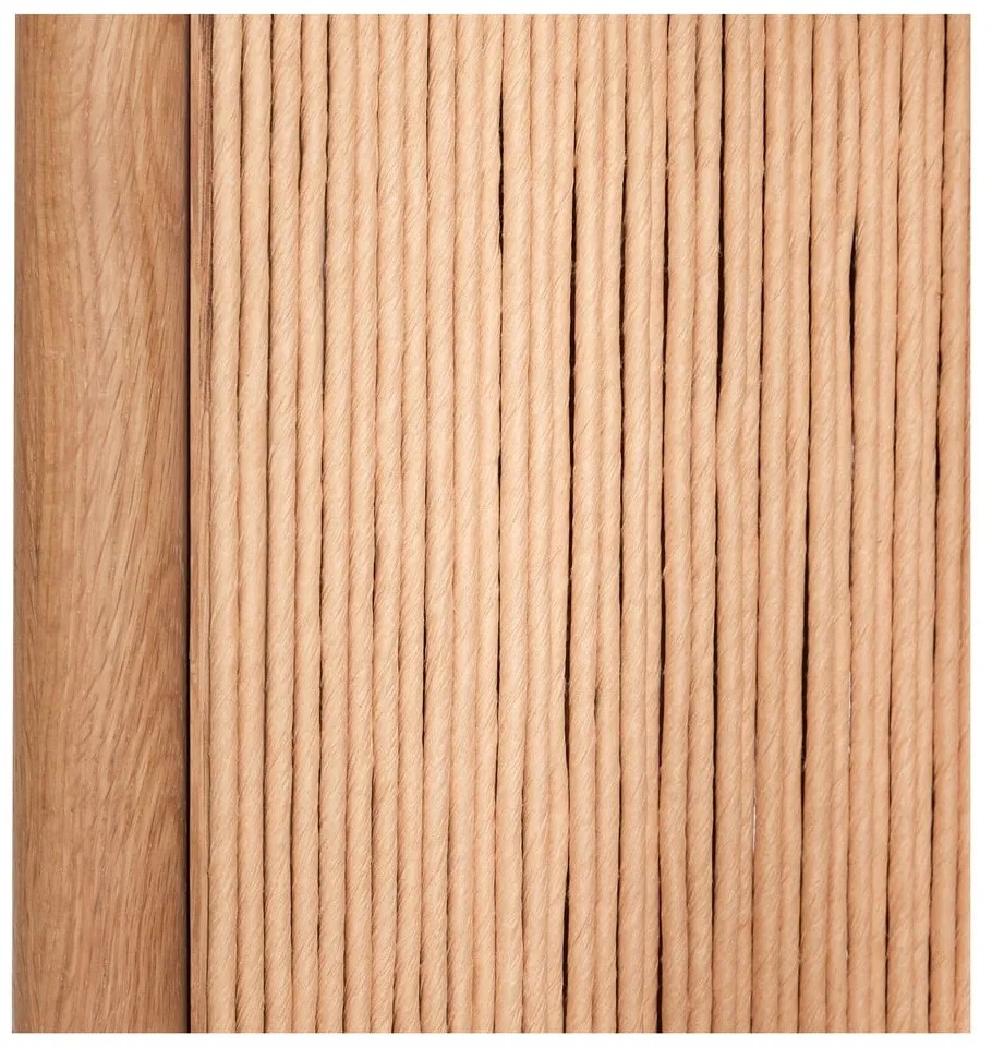 Bibliotecă în culoare naturală cu aspect de lemn de stejar 75x88 cm Heritage – Hübsch