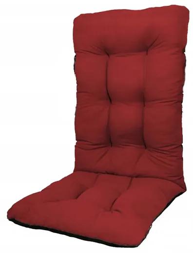 Perna pentru scaun de casa si gradina cu spatar, 48x48x75cm, culoare visiniu