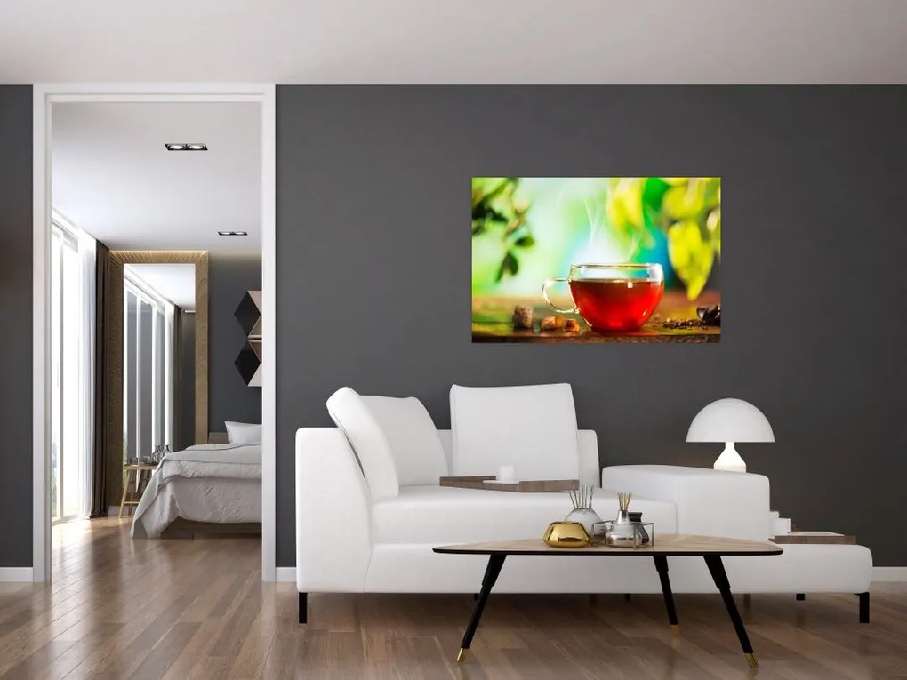 Tablou - Natura moartă, ceai (90x60 cm)