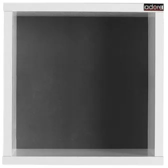 Raft de perete 33x33 cm alb