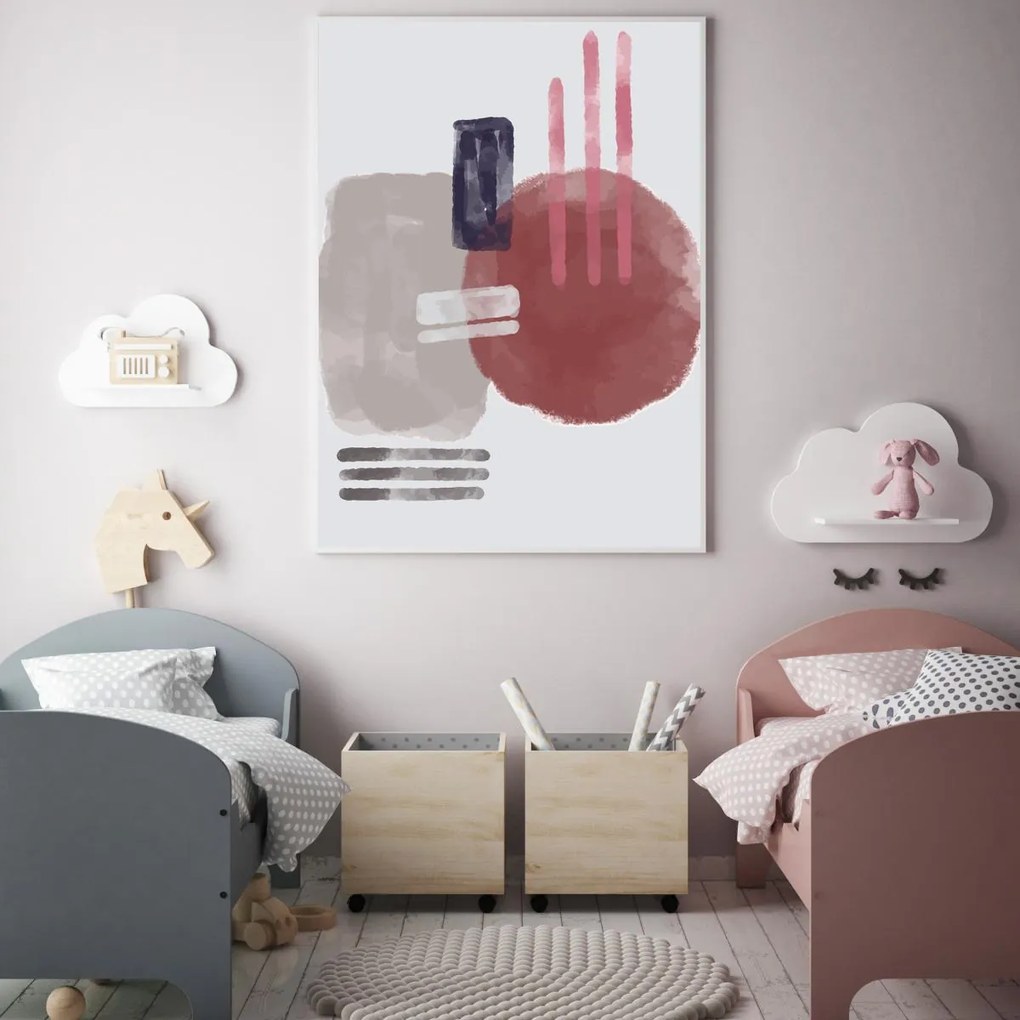 Poster - Abstracție pictată (A4)