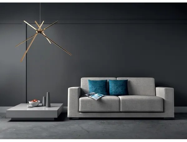 Lustră LED pe cablu MAXLIGHT P0457 SPIDER LED/33W/230V auriu