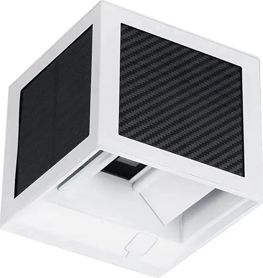 Lampă de perete solară cu LED și senzor 9W/3,7V 3000/4000/6000K IP65 2600 mAh albă