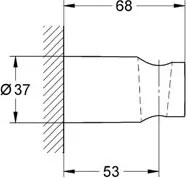 Suport para dus Grohe New Tempesta-27594000