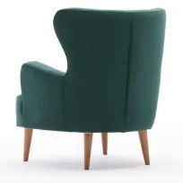 Fotoliu cu aripi NEKO, verde