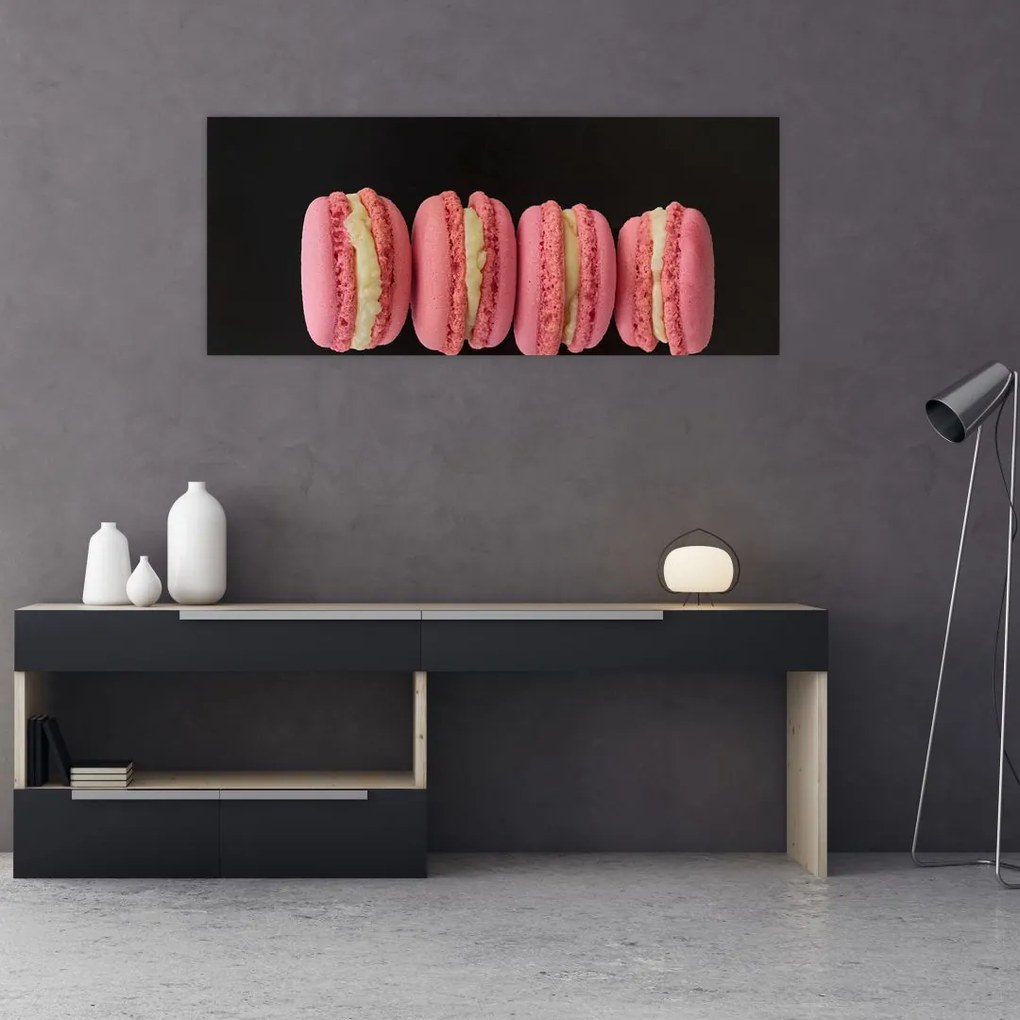 Tablou cu macarons (120x50 cm)