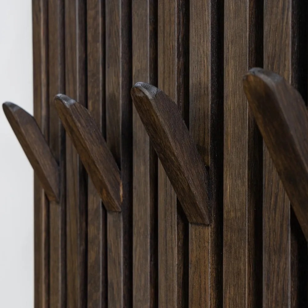 Panou de agățat diverse maro închis din lemn de stejar 46x100x8 cm Parco – Spinder Design