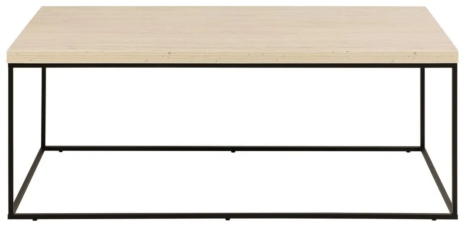 Măsuță de cafea bej cu blat cu aspect de marmură 55x110 cm Barossa – Actona