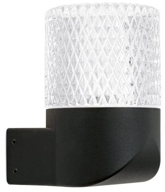 Aplica de exterior moderna IP65 MONDO 1L negru