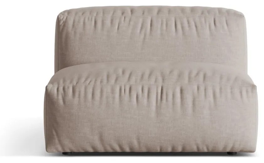 Modul pentru canapea modulară bej (de mijloc) Martina – Micadoni Home