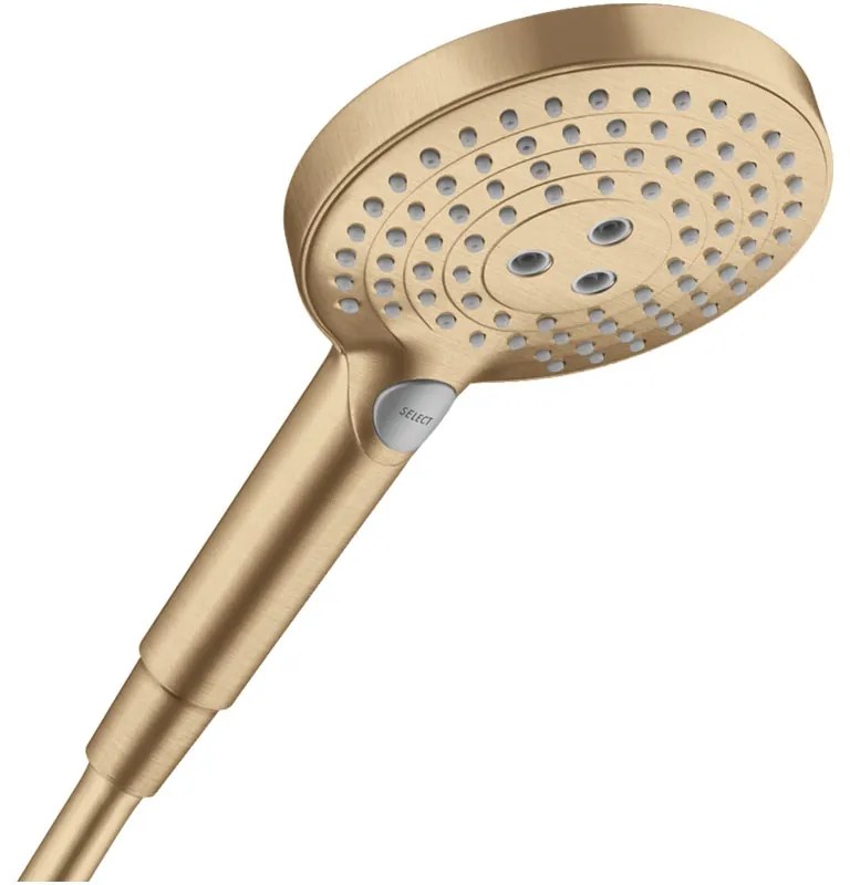 Para de dus, Hansgrohe, Raindance Select S 120, 3 jeturi, bronz periat