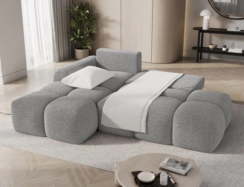 Colțar Vittario extensibil, 227x170x95 cm, orientare stânga – Royal 04