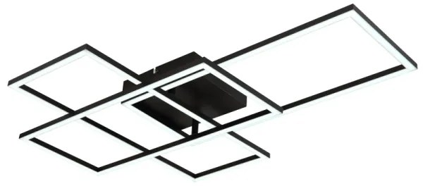 Plafonieră LED dimabilă Globo 67227-40NBSH GABRIEL 40W/230V d. 51x74 cm + telecomandă