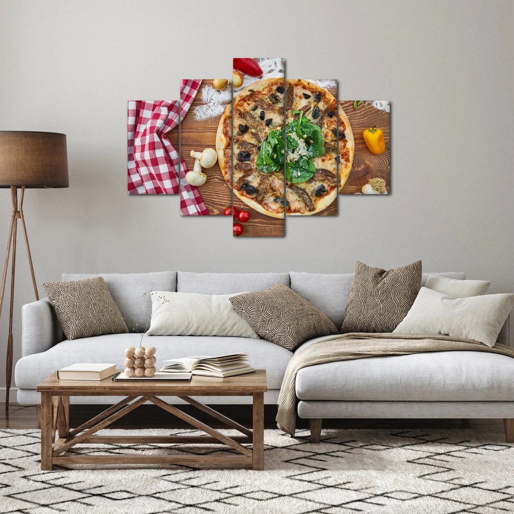 Tablou cu pizza (150x105 cm)