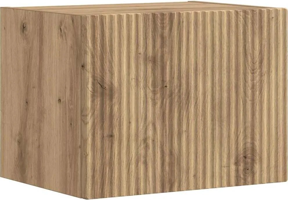 vidaXL Dulap TV de perete Pe perete Stejar artizanal 60 x 31 x 29.5 cm