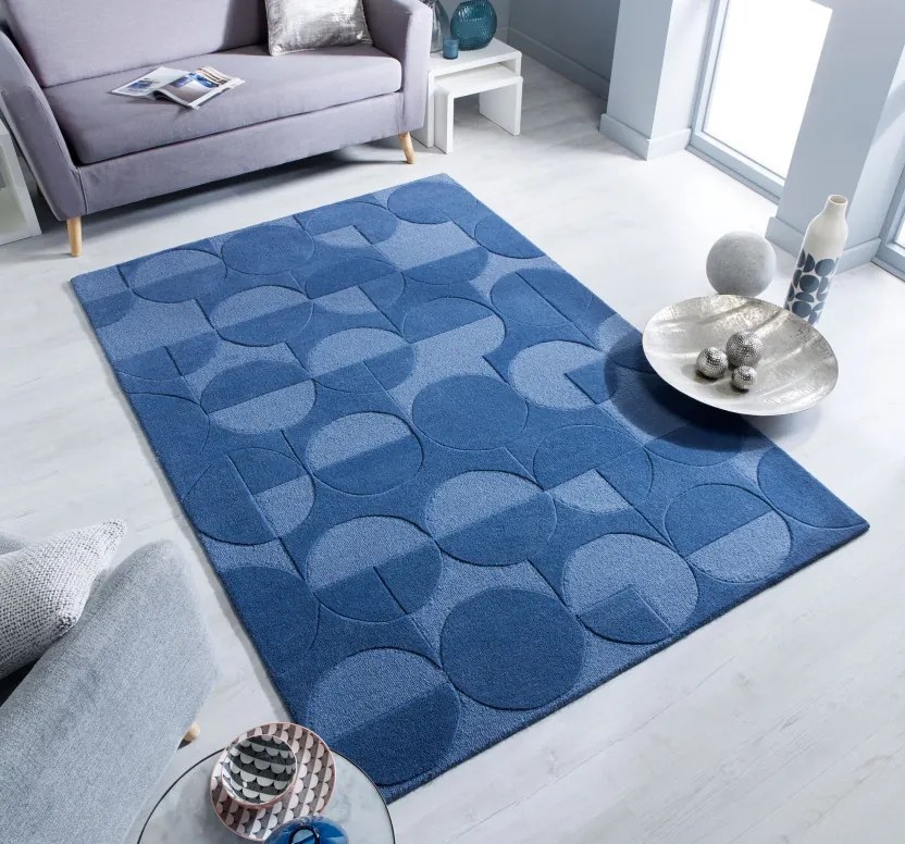 Covor Gigi Albastru Denim 200X290 cm, Flair Rugs