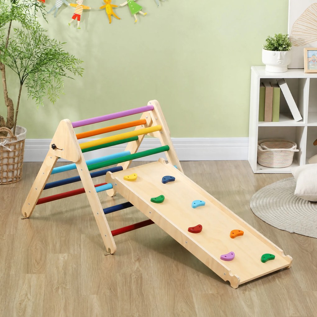 AIYAPLAY Joc de Cățărare pentru Copii 18-48 Luni, Multicolor | Aosom Romania