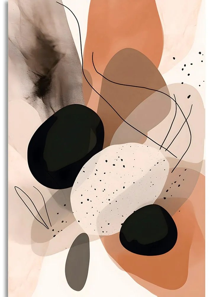 Tablou forme abstracte de rocă