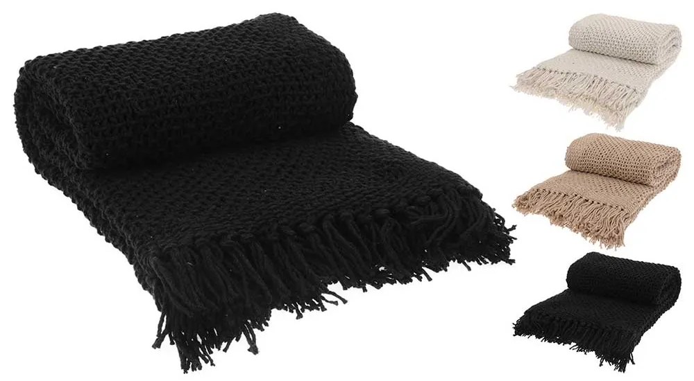 Pled Bumbac 130x160 cm, disponibil in 3 culori
