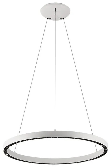 Lustra LED design circular, Diametru 62,8cm, RIUMAR alb, MA-8672