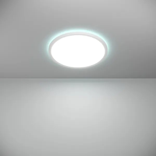 Plafonieră LED RGBW dimabilă de exterior Eglo 90142 ROVITO-Z 18,5W/230V d. 38,9cm IP44 alb