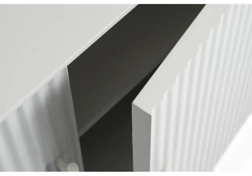 Comodă gri 160x75x45 cm Palma – Unique Furniture