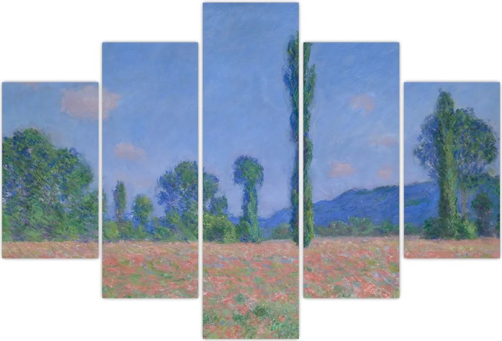 Tablou - Claude Monet, Poppy Field (Giverny), reproducere (150x105 cm)