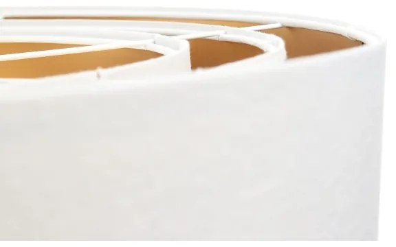 Lustr TRINITI 1xE27/60W/230V alb/auriu pe cablu