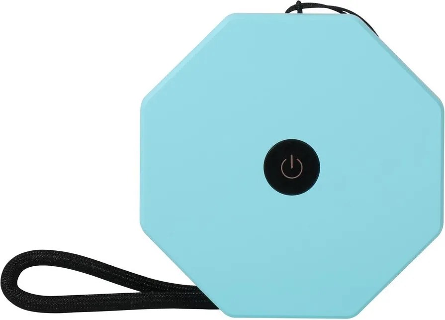 Decorațiune luminoasă albă/turcoaz portabilă cu USB ø 8 cm Twist – Gingko