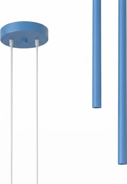 Sollux SL.2150 - Lustru suspendat pe cablu PASTELO 2xG9/8W/230V albastru