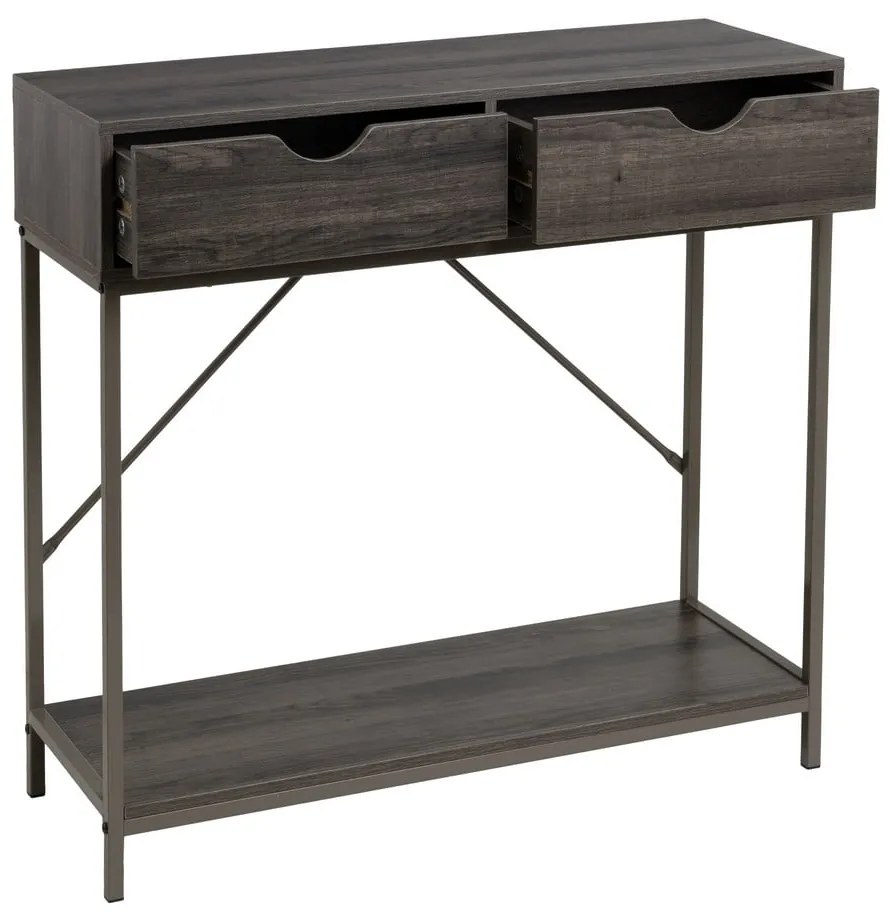 Masă consolă maro 30x80 cm – Casa Selección