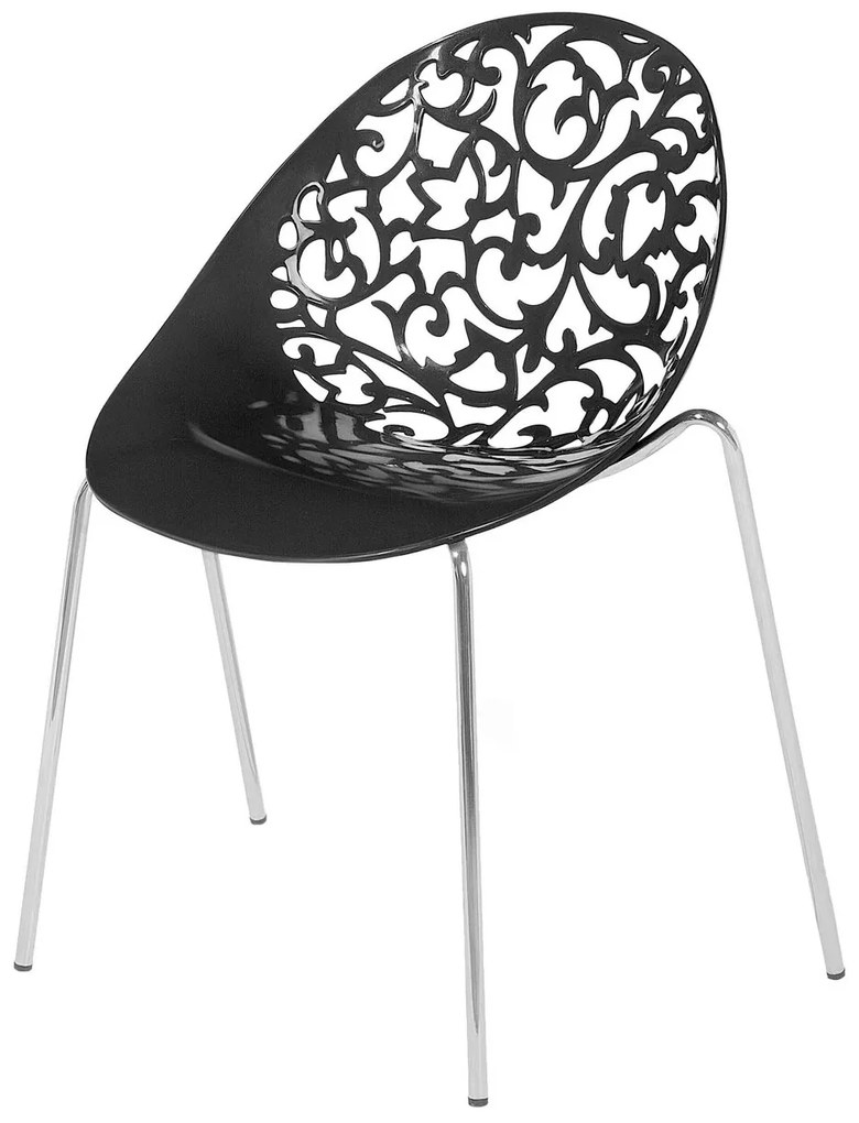 Set mese de sufragerie 4buc. Mumbwa (negru). 1009814