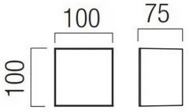 Aplică LED de exterior KODIAK LED/5W/230V IP65 albă/neagră Redo 90322