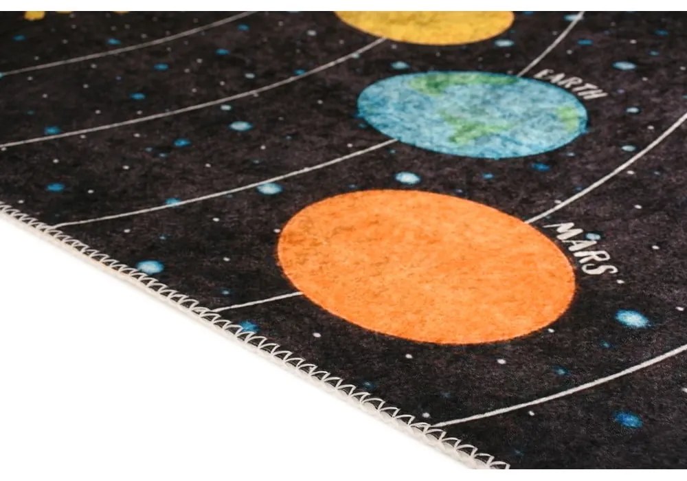 Covor de joacă pentru copii lavabil 100x160 cm Solar System – Vitaus