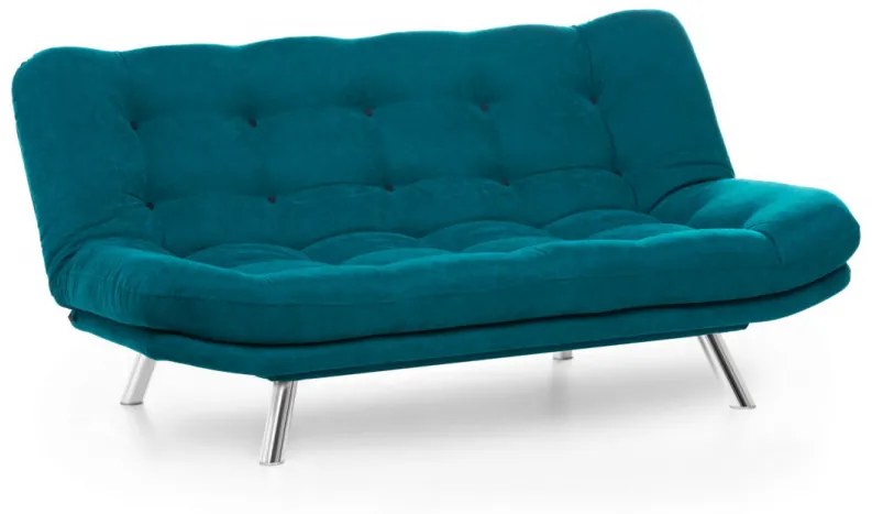 Canapea Extensibilă cu 3 Locuri Misa Sofabed, Verde Petrol