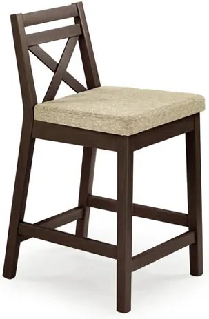 Scaun bar Borys Low nuc - H 83 cm