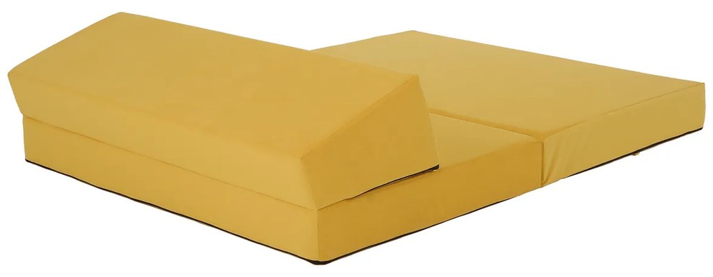 Scaun pliant/saltea VEDIS, galben