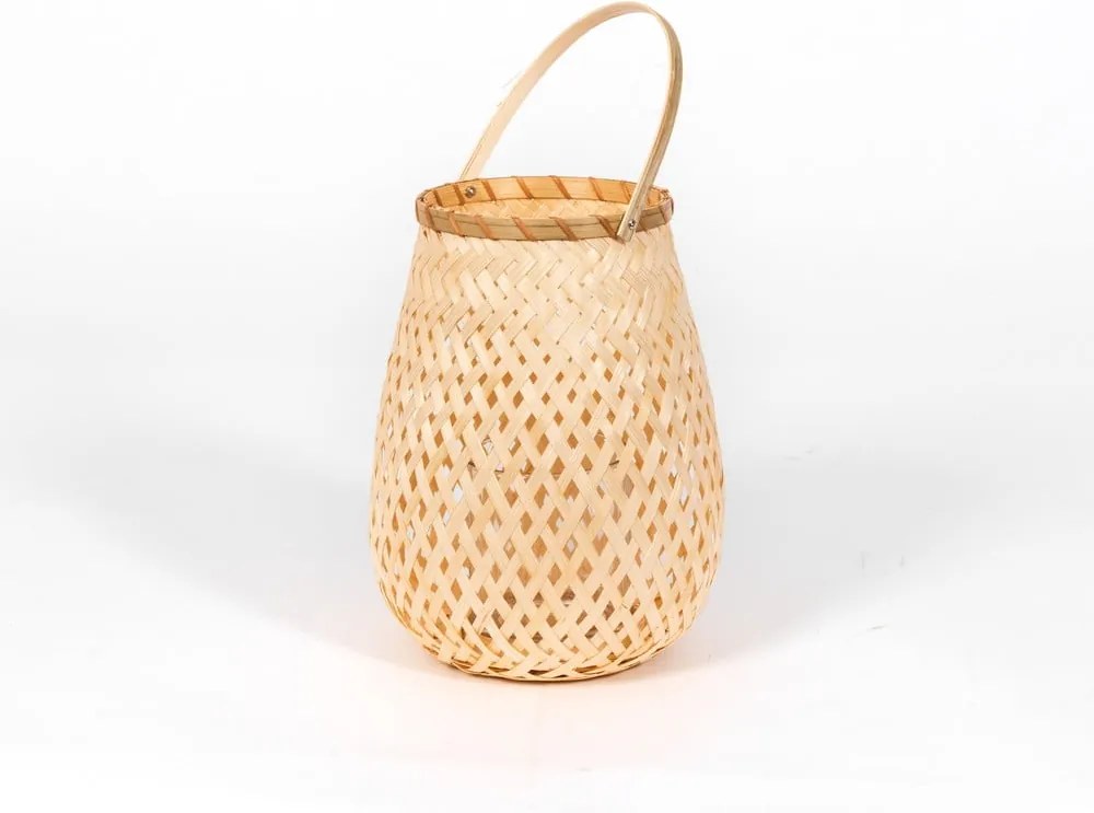 Felinar din bambus Compactor Bamboo Lantern, ⌀ 18 cm, natural