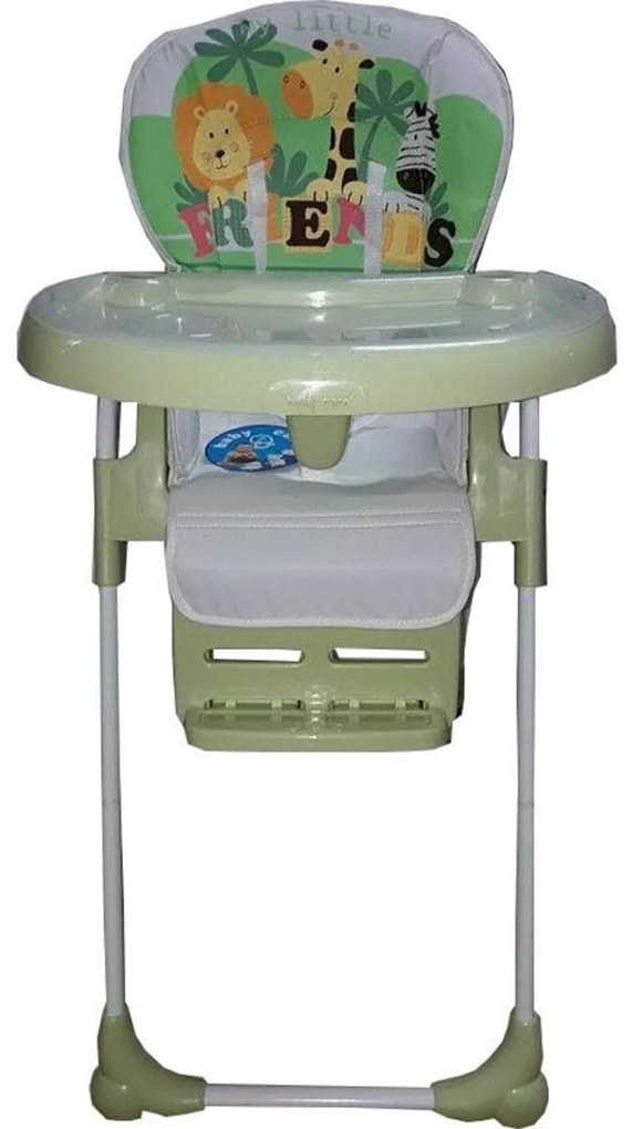 Scaun de masa pentru copii si bebe Baby Care™ reglabil in 3 trepte,pliabil, centura de siguranta, sezut comfortabil, masuta detasabila, functie