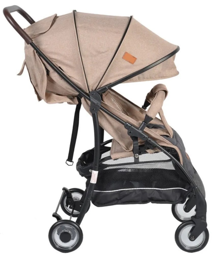 Carucior sport ultracompact pentru copii NOVOKIDS™ London PRO, Transformabil in troller, Spatar reglabil in 3 trepte, Pozitie somn, Roti