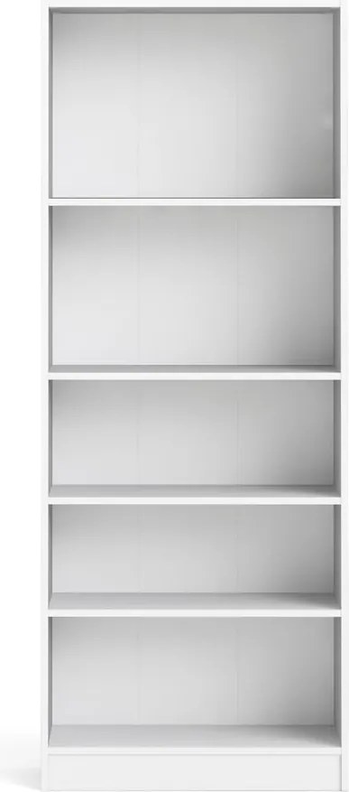 Bibliotecă Tvilum Basic, 79x203 cm, alb