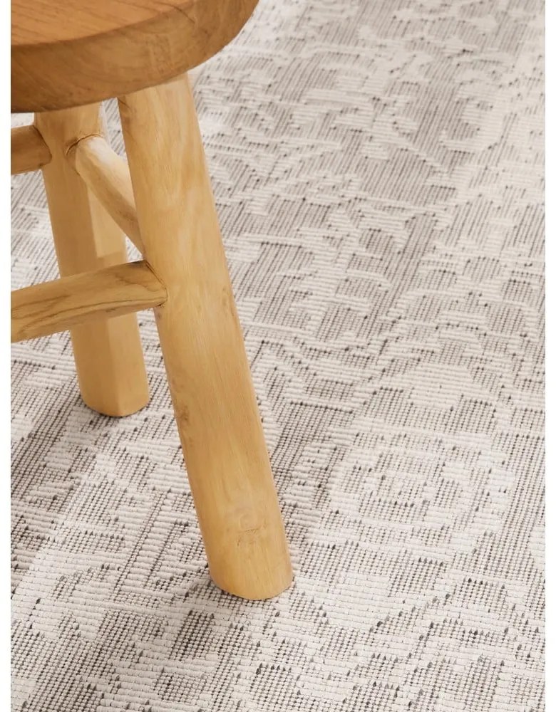 Covor pentru exterior și interior gri/fildeș 120x170 cm Duet Kona – NORTHRUGS