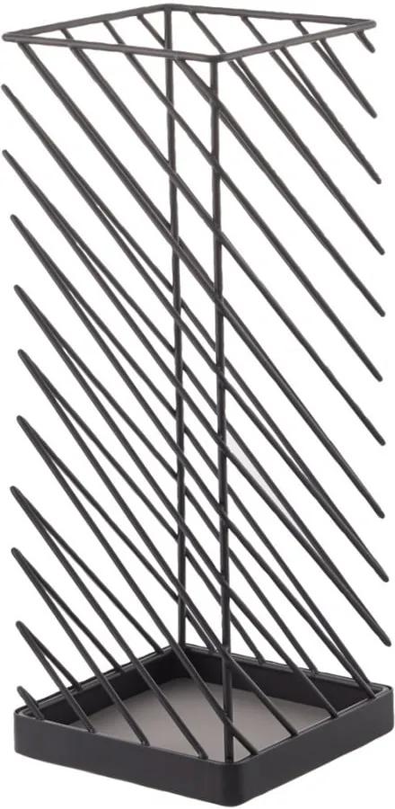 Suport pentru umbrele YAMAZAKI Slash, lățime 18 cm, negru