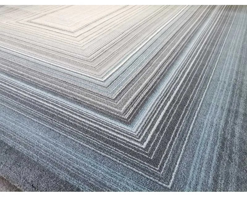 Covor lana Stim blue 300 X 300
